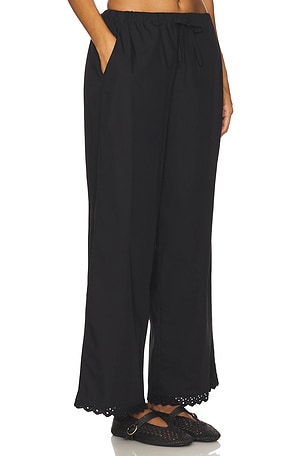 FAITHFULL THE BRAND Tove Pant in Black
