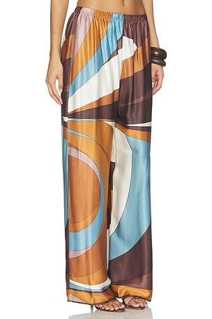 FAITHFULL THE BRAND PANTALON JENSEN en Chocolat,Orange