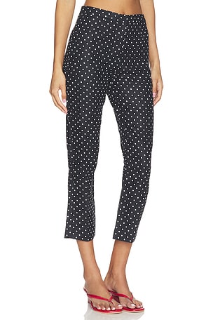 FAITHFULL THE BRAND Iria Capri Pant in Black