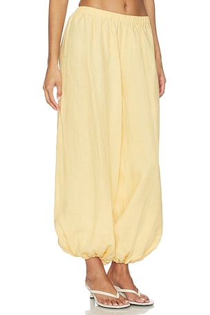 FAITHFULL Kortez Balloon Pant in Yellow