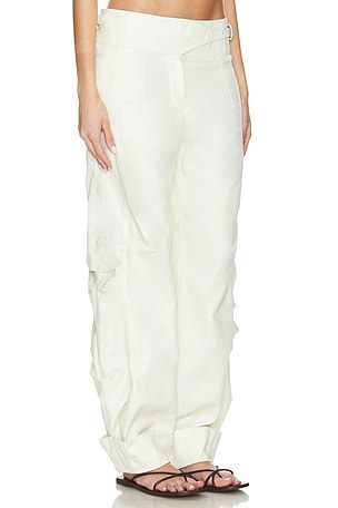 FAITHFULL THE BRAND Calais Pant in Ivory