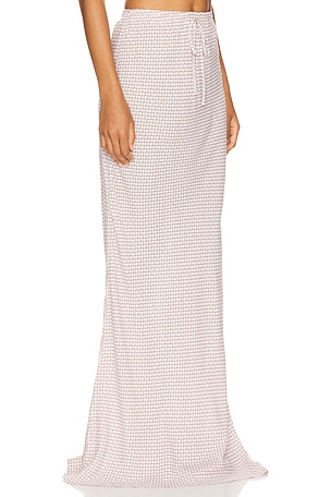 FAITHFULL THE BRAND Menton Maxi Skirt in Pink