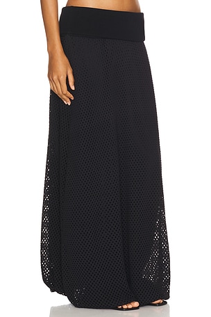 FAITHFULL THE BRAND Ciele Maxi Skirt in Black