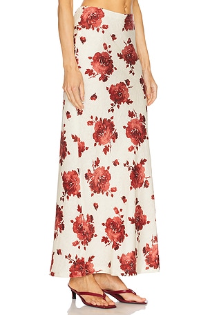 FAITHFULL THE BRAND Elise Skirt in Ivory