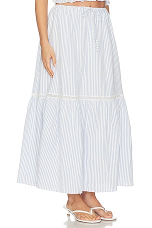 FAITHFULL Venta Skirt in Baby Blue