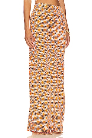 FAITHFULL THE BRAND Sinem Skirt in Yellow