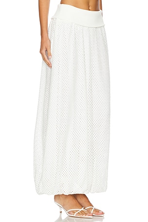 FAITHFULL THE BRAND Ciele Maxi Skirt in White