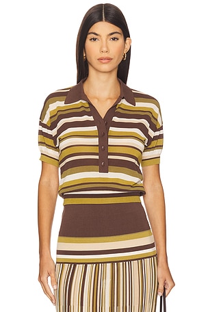 Sable Polo Shirt FAITHFULL THE BRAND