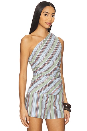 FAITHFULL THE BRAND Aurora Top in Green