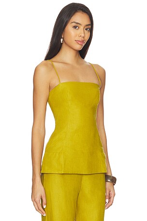 FAITHFULL THE BRAND Ostano Top in Olive