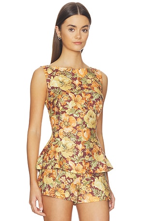 FAITHFULL THE BRAND Ana Top in Orange
