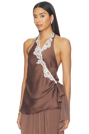 FAITHFULL Marea Top in Chocolate