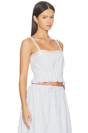 FAITHFULL Venta Top in Baby Blue