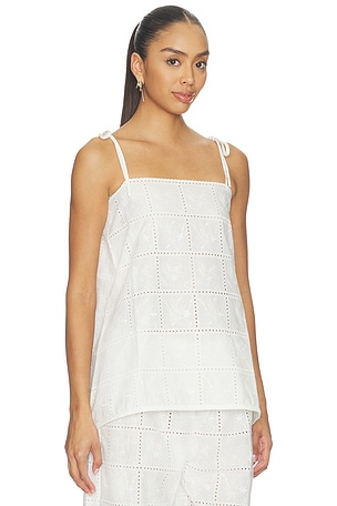 FAITHFULL THE BRAND Mora Top in White