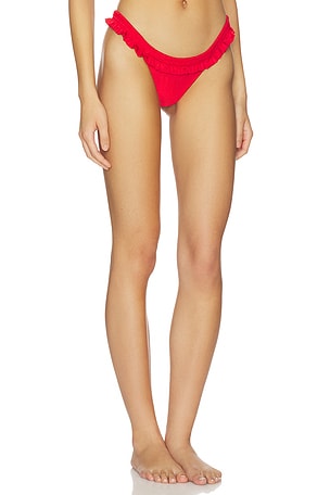 FAITHFULL Esterel Bikini Bottom in Red
