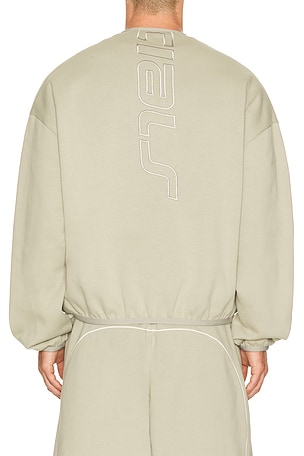 Fear of God ESSENTIALS Active Trace Modern Crewneck Sweatshirt in Grey