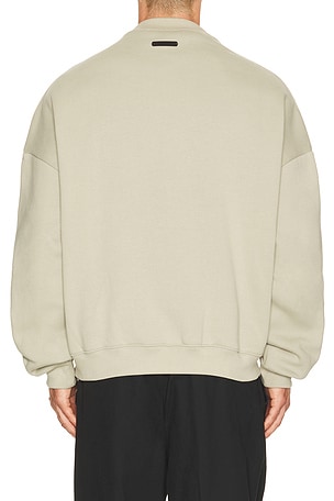 Fear of God ESSENTIALS Property Lounge Crewneck Sweatshirt in Grey