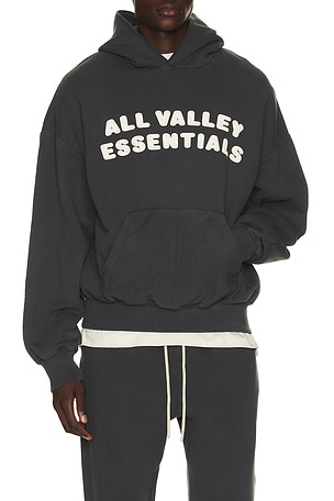 Fear of God ESSENTIALS 90's Hoodie in Black. Size S. Also