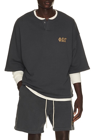 3/4 Henley Sweatshirt Fear of God ESSENTIALS