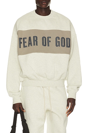 SUDADERA CROPPED Fear of God ESSENTIALS