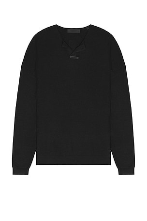 Waffle Henley Sweater Fear of God ESSENTIALS