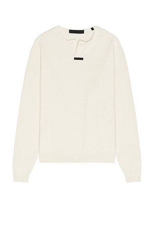 Waffle Henley Sweater Fear of God ESSENTIALS