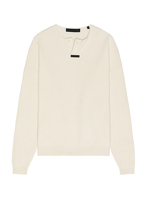 Waffle Henley Sweater Fear of God ESSENTIALS