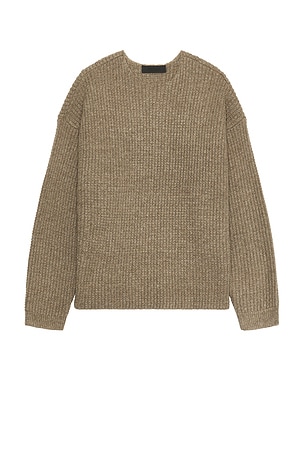 Heavy Waffle Crewneck Sweater Fear of God ESSENTIALS