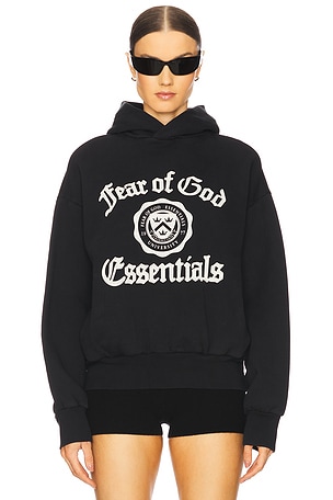 Heavy Fleece Vintage Shrunken Hoodie Fear of God ESSENTIALS