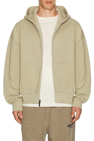 Fear of God ESSENTIALS Classic Fit Fleece Crew Neck Sweatshirt in Grey