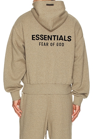Classic Full Zip Up Hoodie Fear of God ESSENTIALS
