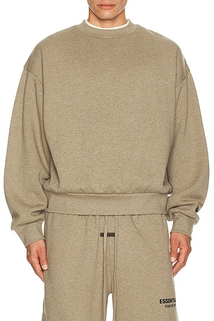 Fear of God ESSENTIALS Classic Crewneck Sweatshirt in Grey