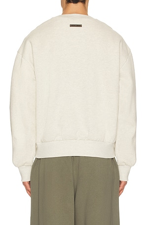 Fear of God ESSENTIALS Classic Crewneck Sweatshirt in Grey