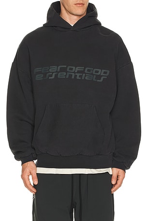 Fear of God ESSENTIALS SWEAT À CAPUCHE 90'S en Noir