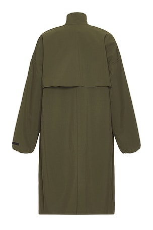 Fear of God ESSENTIALS Bonded Nylon Field Trench in Army