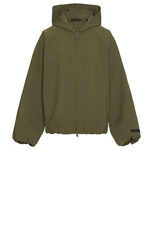 Bonded Nylon Hooded Bomber Fear of God ESSENTIALS