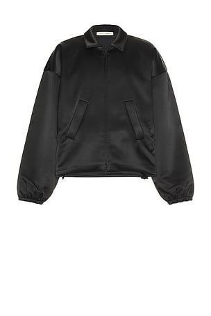 Bonded Satin Zip-Up Bomber Fear of God ESSENTIALS