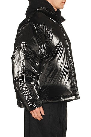Fear of God ESSENTIALS Puffer Jacket in Black