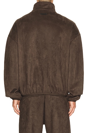 Fear of God ESSENTIALS BLOUSON DE SURVÊTEMENT SIGNTATURE en Marron