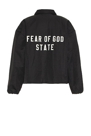 Textured Nylon Trucker Jacket Fear of God ESSENTIALS