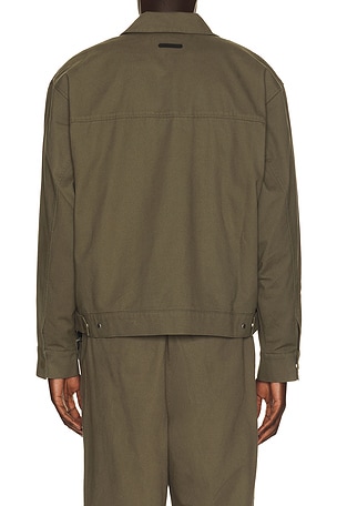 Fear of God ESSENTIALS Work Jacket in Green