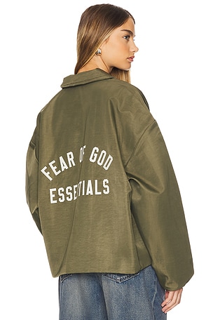 Textured Nylon Trucker Jacket Fear of God ESSENTIALS