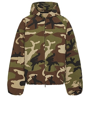 Military Nylon Hooded Jacket Fear of God ESSENTIALS