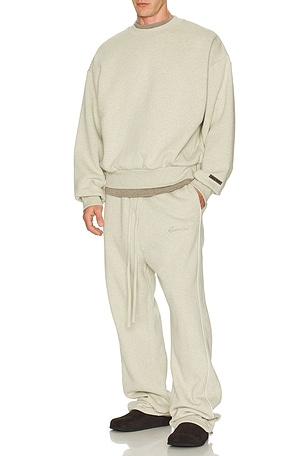 Relaxed Fleece Sweatpant With Piping Fear of God ESSENTIALS