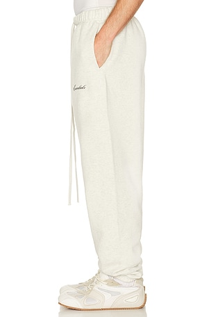 Fear of God ESSENTIALS Classic Sweatpant in Oatmeal Heather/Light Heather in Light Grey