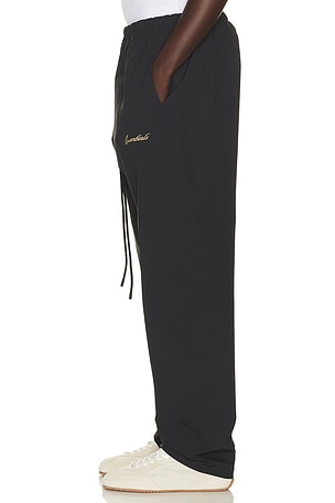 Fear of God ESSENTIALS Signature Track Pant in Black. Size XXXL/3X. Also