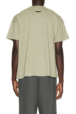 Fear of god essentials camiseta essential en color verde