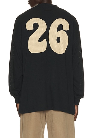Fear of God ESSENTIALS Merch Long Sleeve Tee in Black