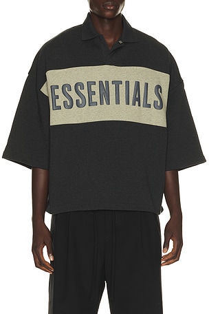 Panelled Crop Polo Fear of God ESSENTIALS