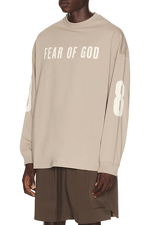 Fear of God ESSENTIALS Merch Long Sleeve Tee in Grey